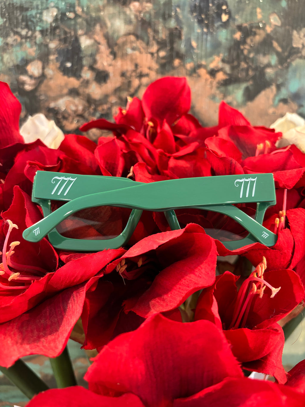 Green Y2K 777 Shades