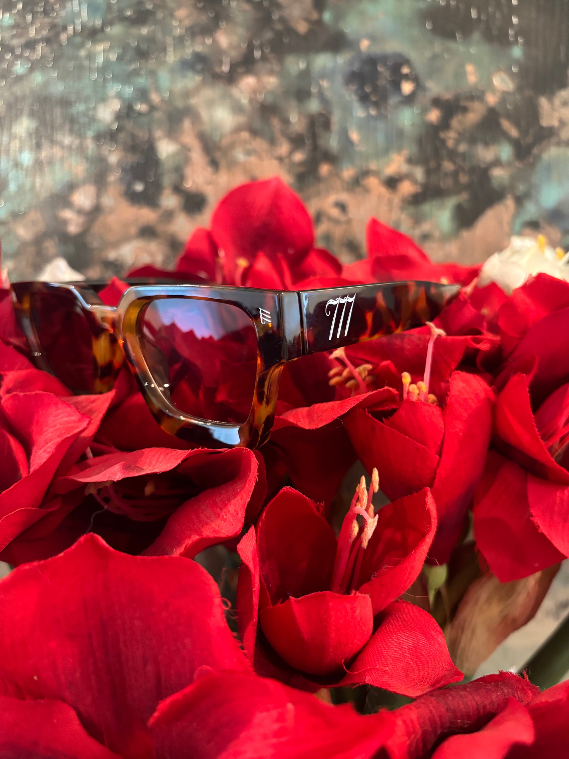 Cocoa Brown Print Y2K 777 Shades