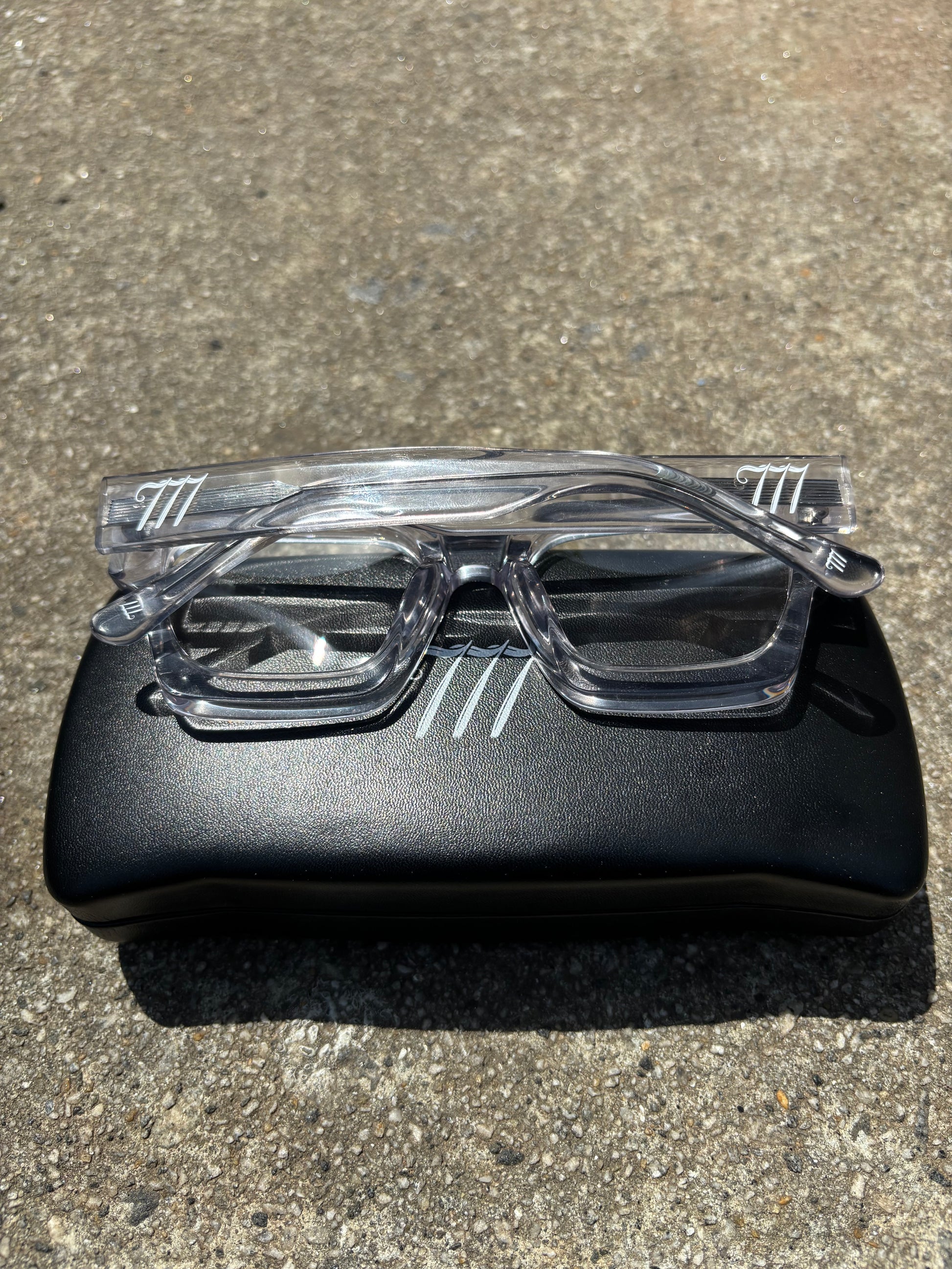 Acetate Clear Y2K 777 Frames