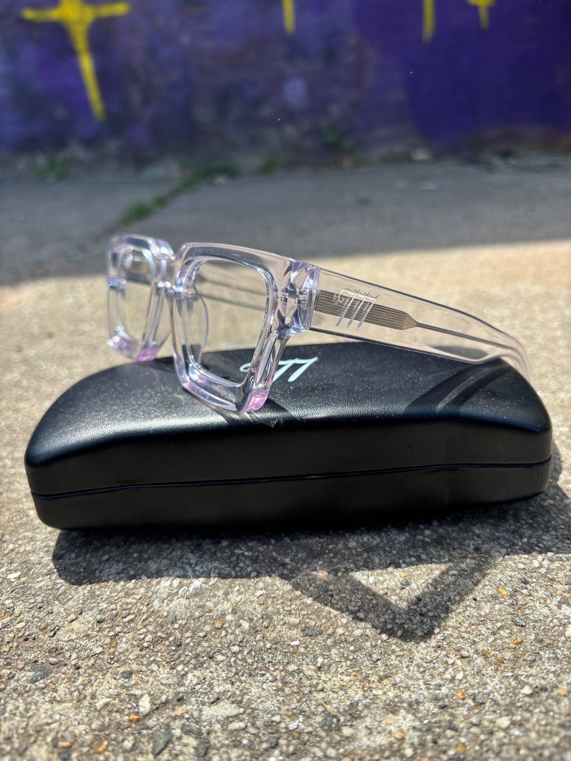 Acetate Clear Y2K 777 Frames