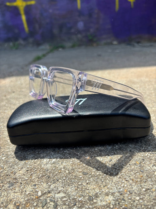 Acetate Clear Y2K 777 Frames