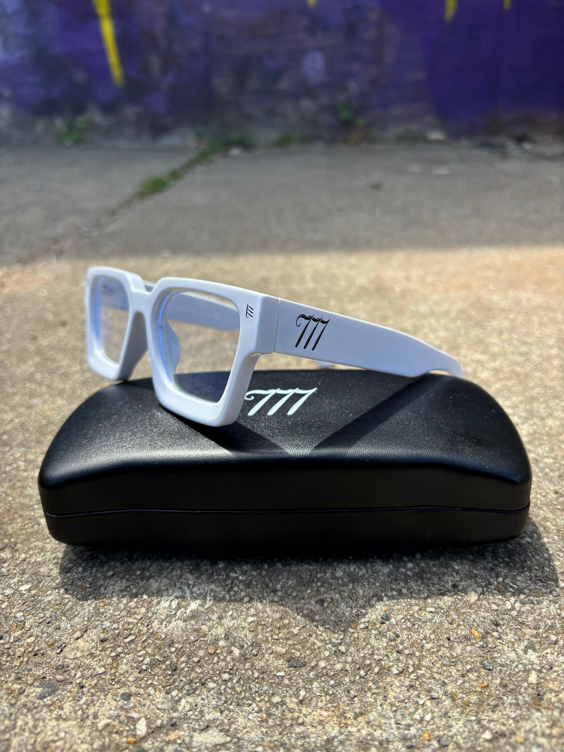 White Y2K 777 Frames