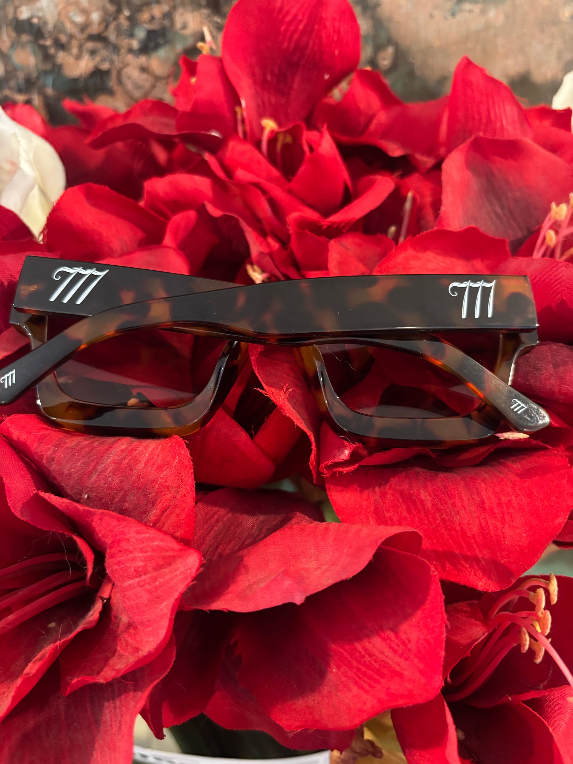 Cocoa Brown Print Y2K 777 Shades