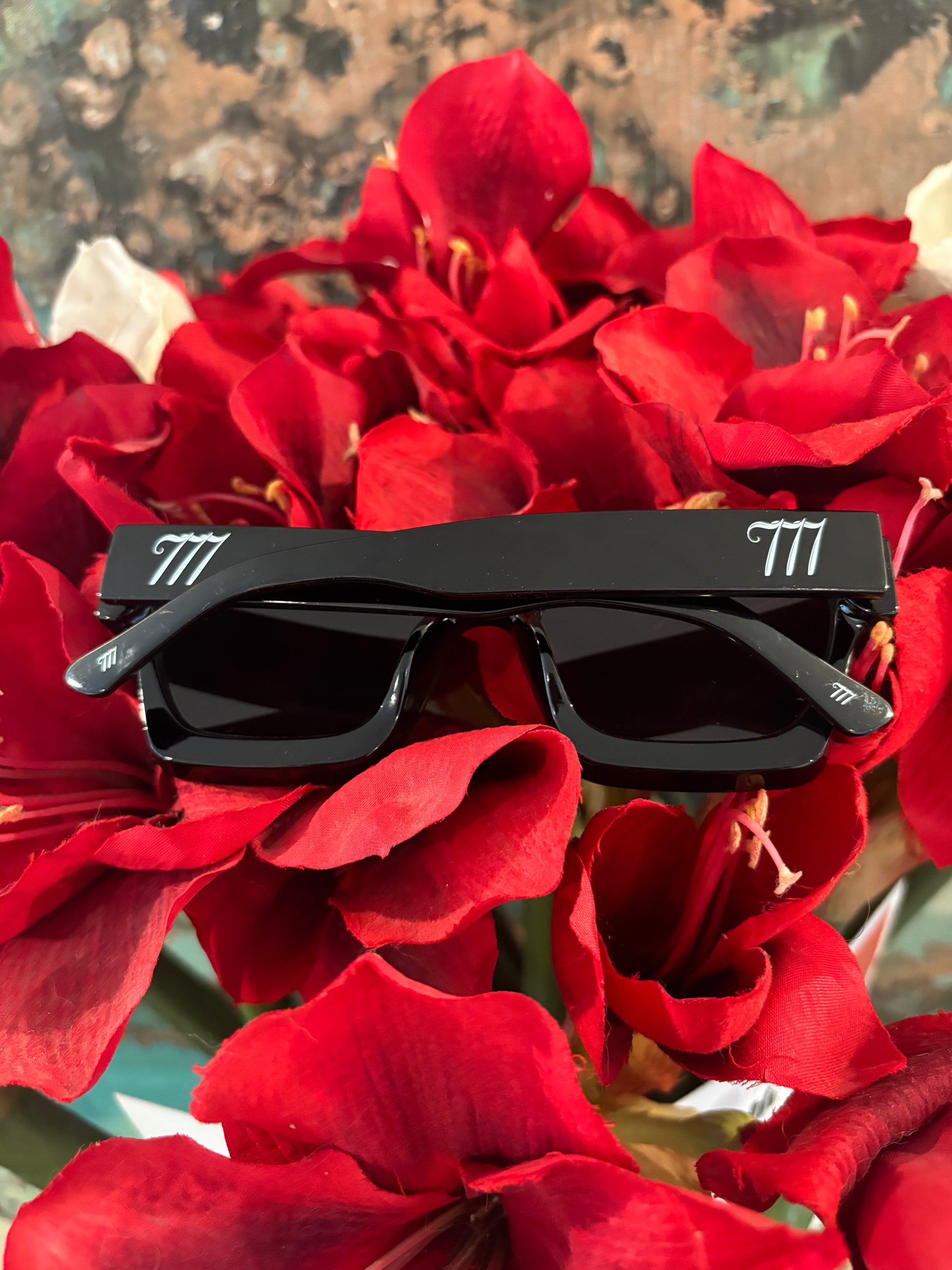 Black Y2K 777 Shades