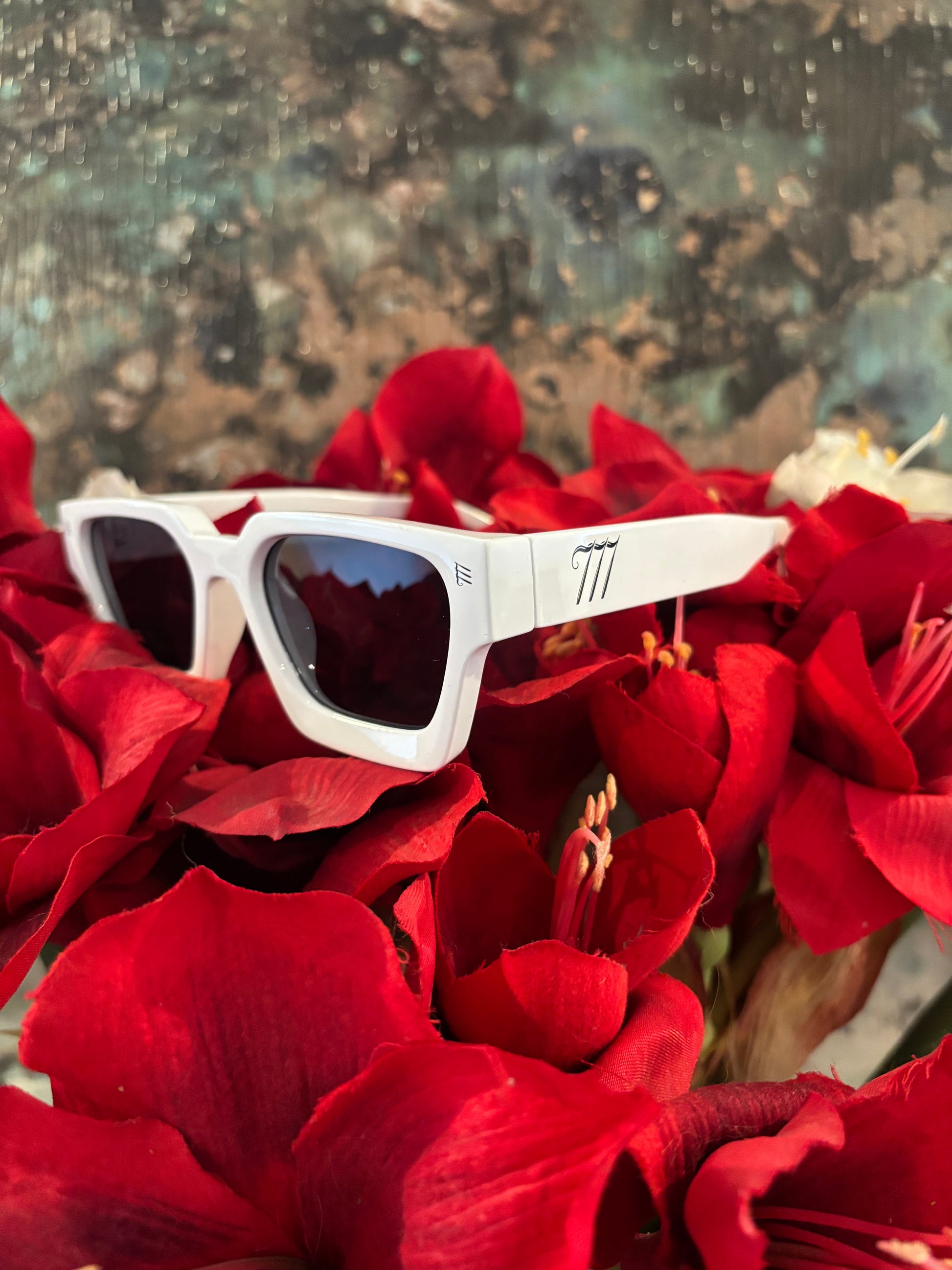 White Y2K 777 Shades
