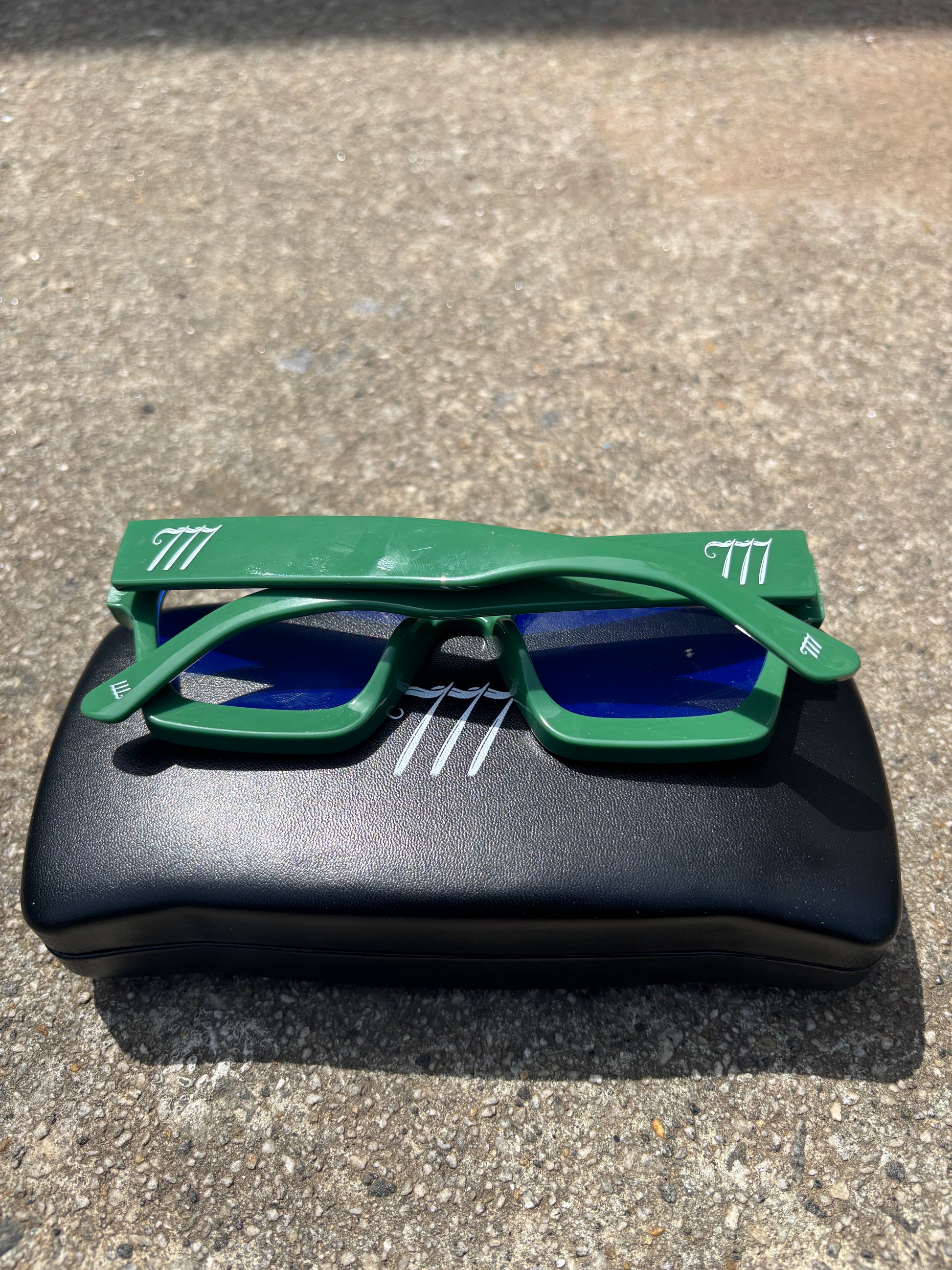 Green Y2K 777 Frames