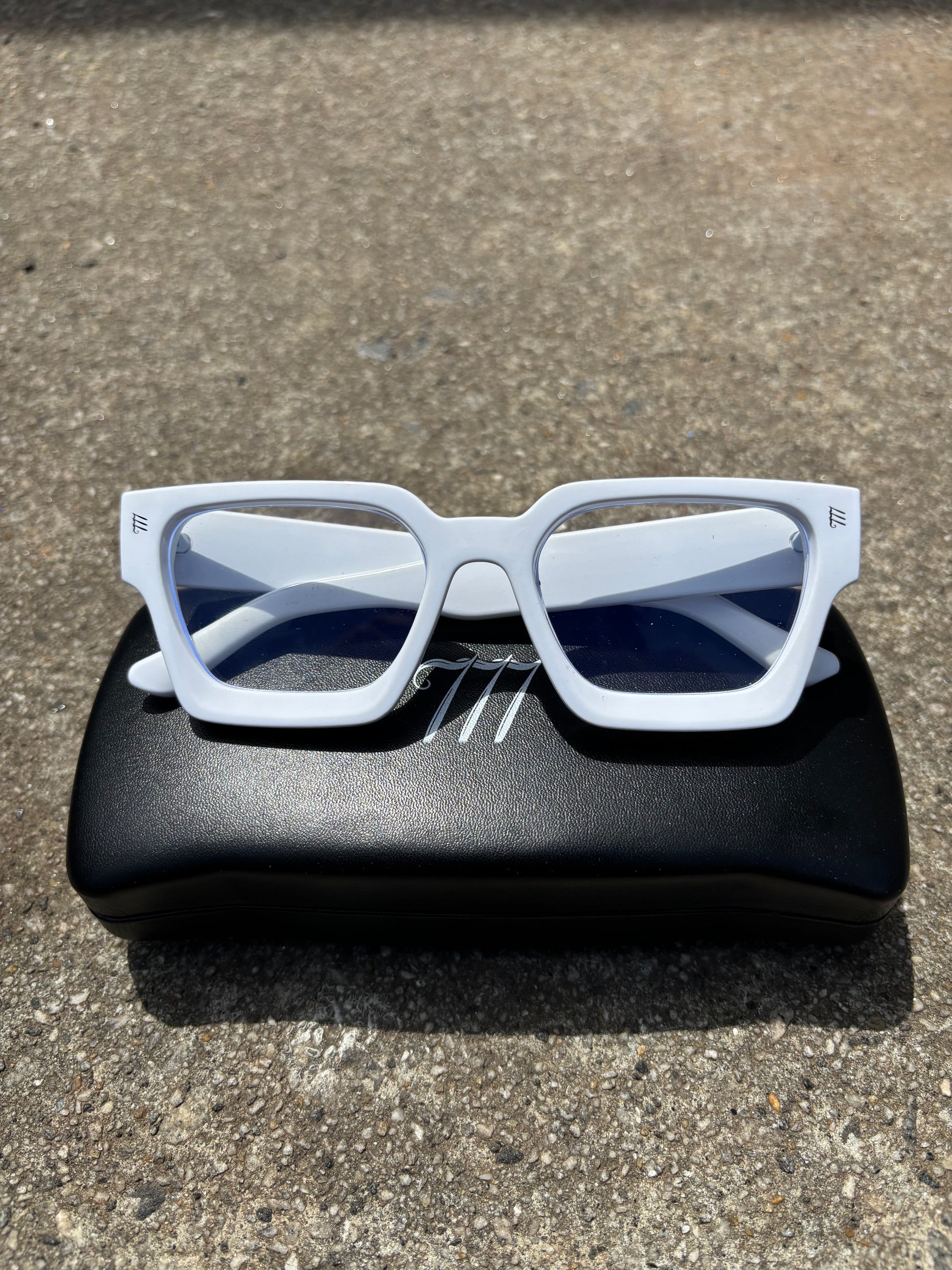 White Y2K 777 Frames