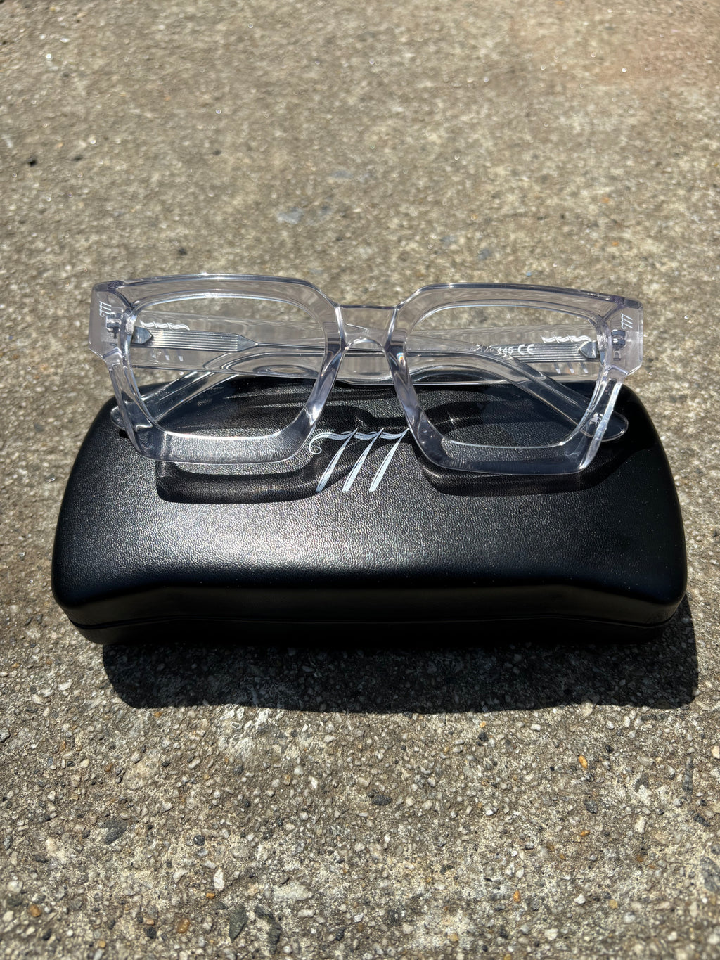 Acetate Clear Y2K 777 Frames