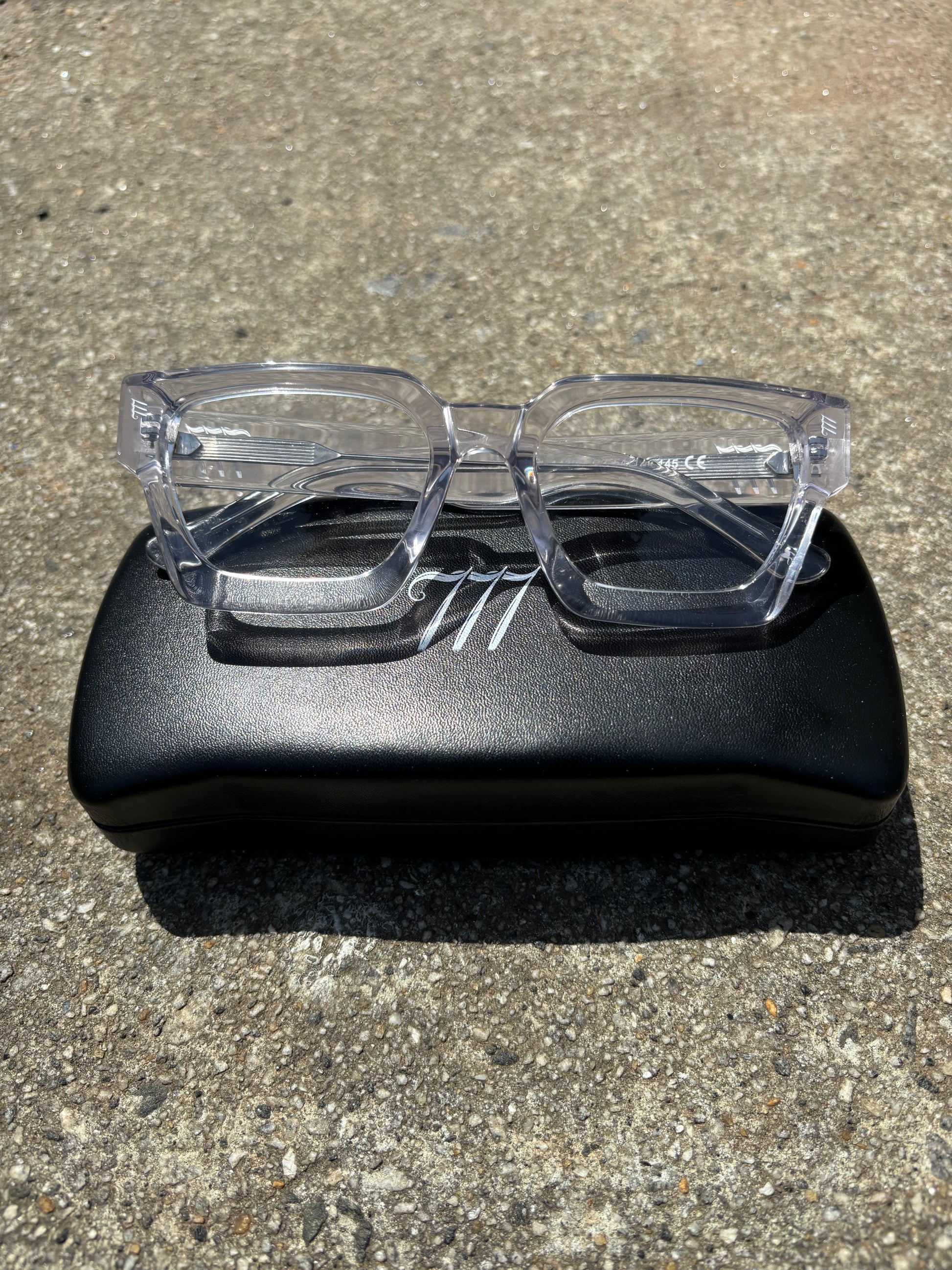 Acetate Clear Y2K 777 Frames