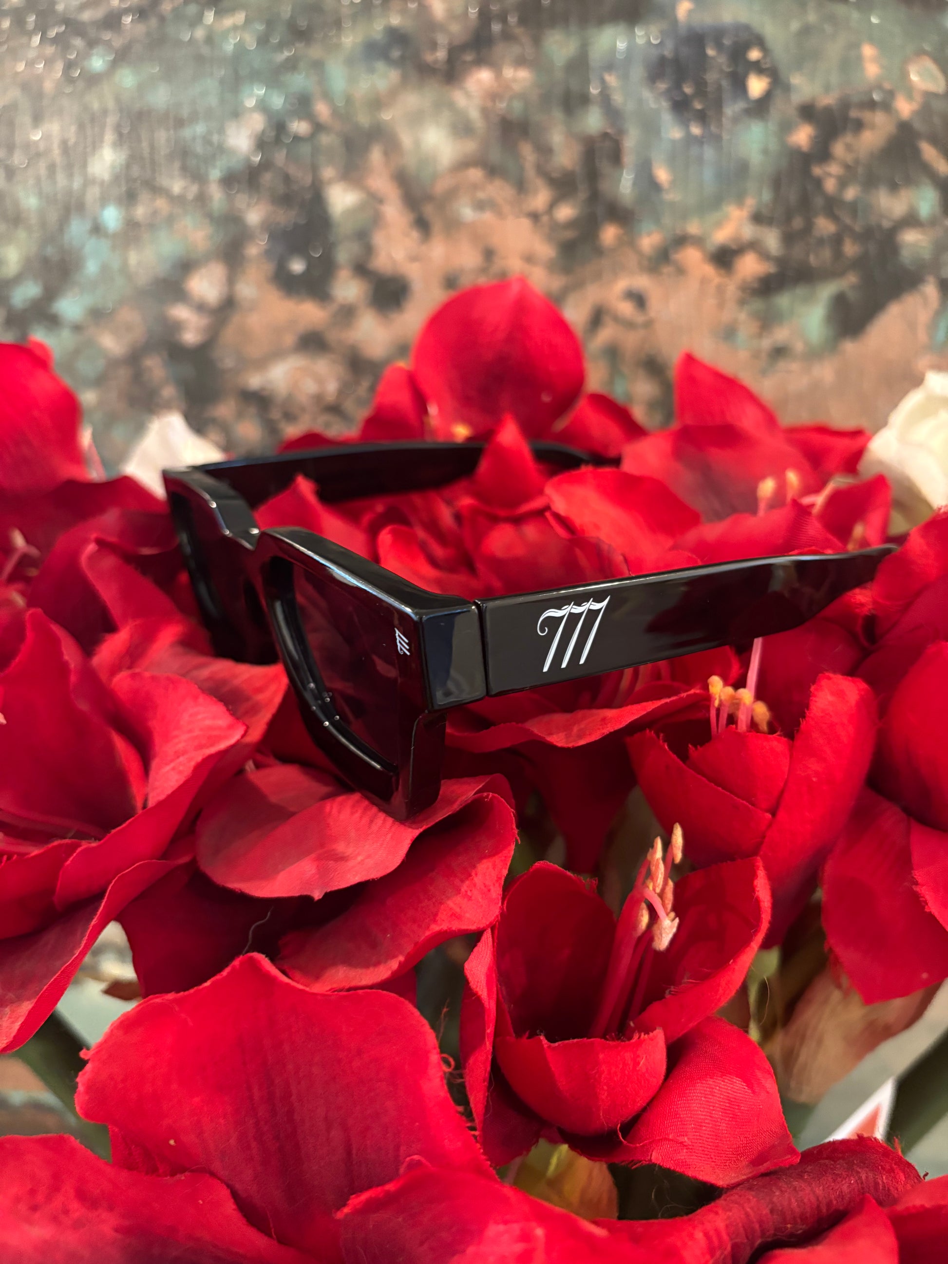 Black Y2K 777 Shades