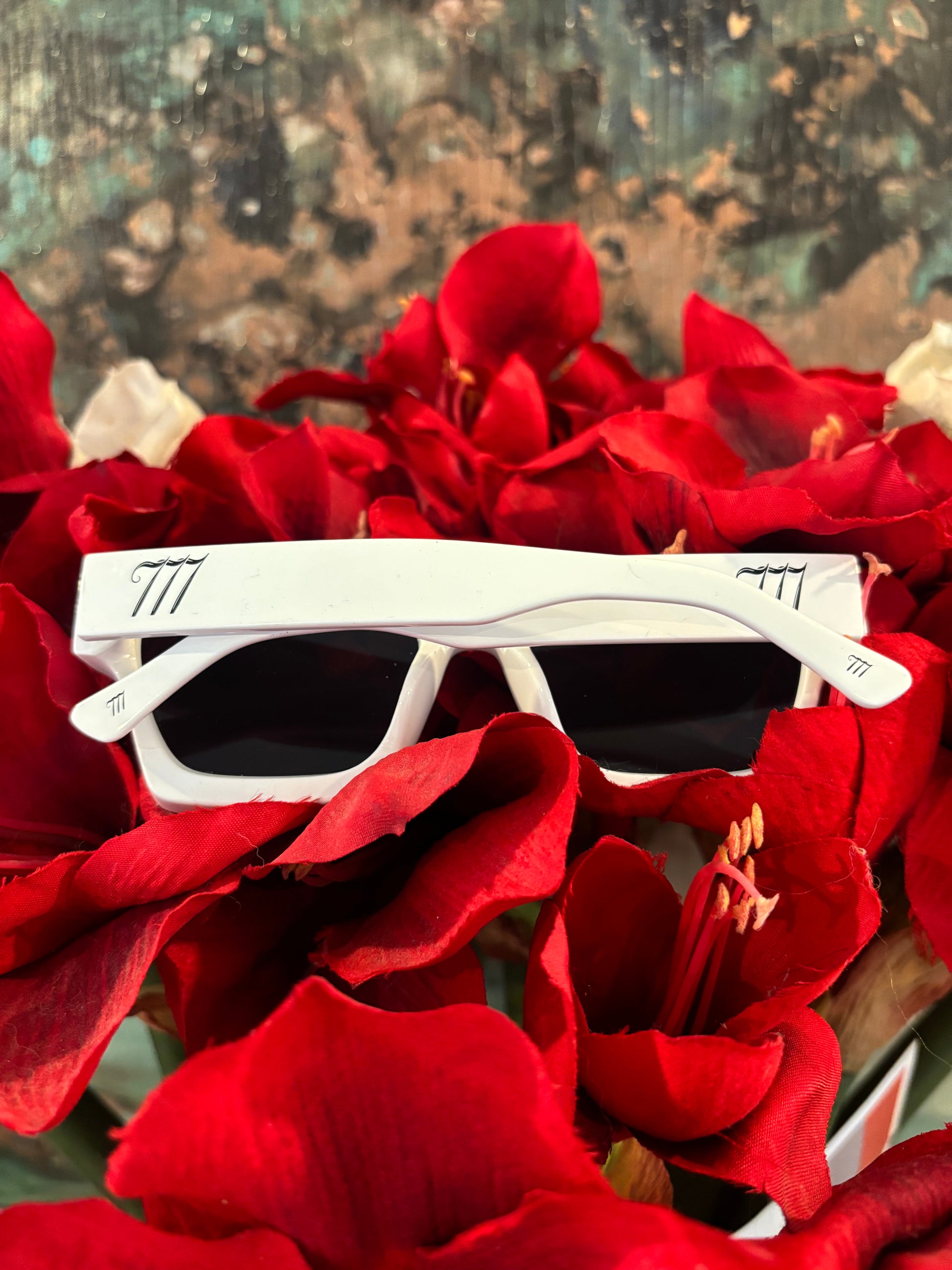 White Y2K 777 Shades