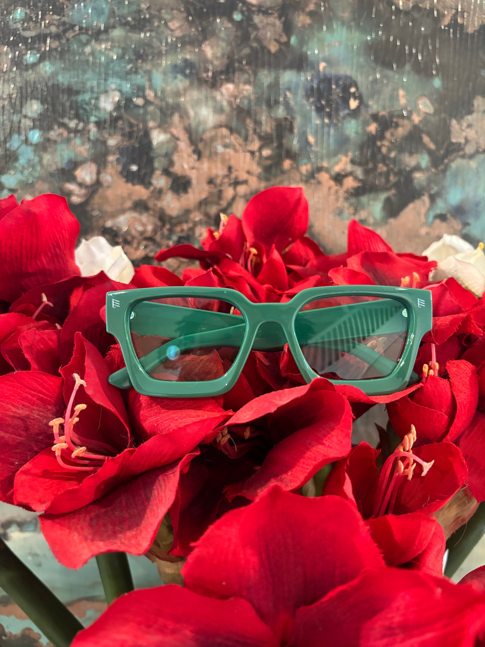 Green Y2K 777 Shades